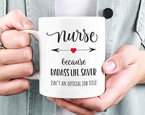 Nurse Mug life Saver Funny Graduation Nurse Grad Student Appreciation Gift