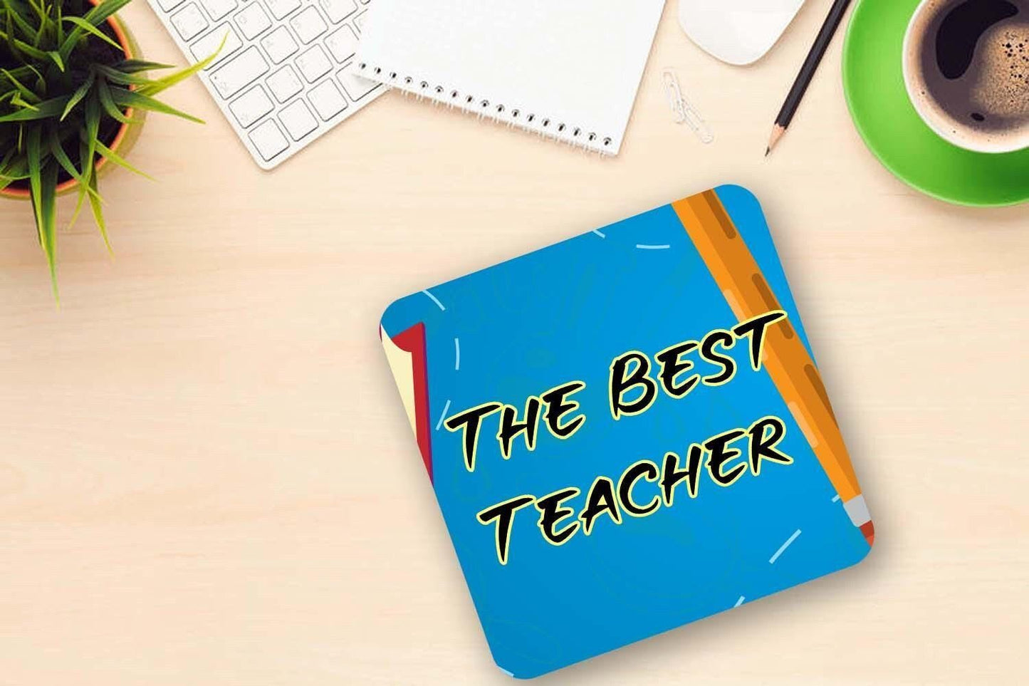 Personalized Photo Mug & Coaster Gift Set: Teacher Keepsake