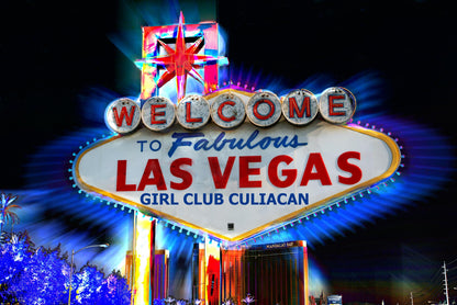 Las Vegas Sign Poster: Glossy Print, Iconic Design
