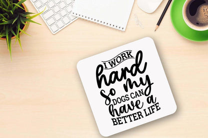 Dog Lover Mug & Coaster Set: Funny Office Gift