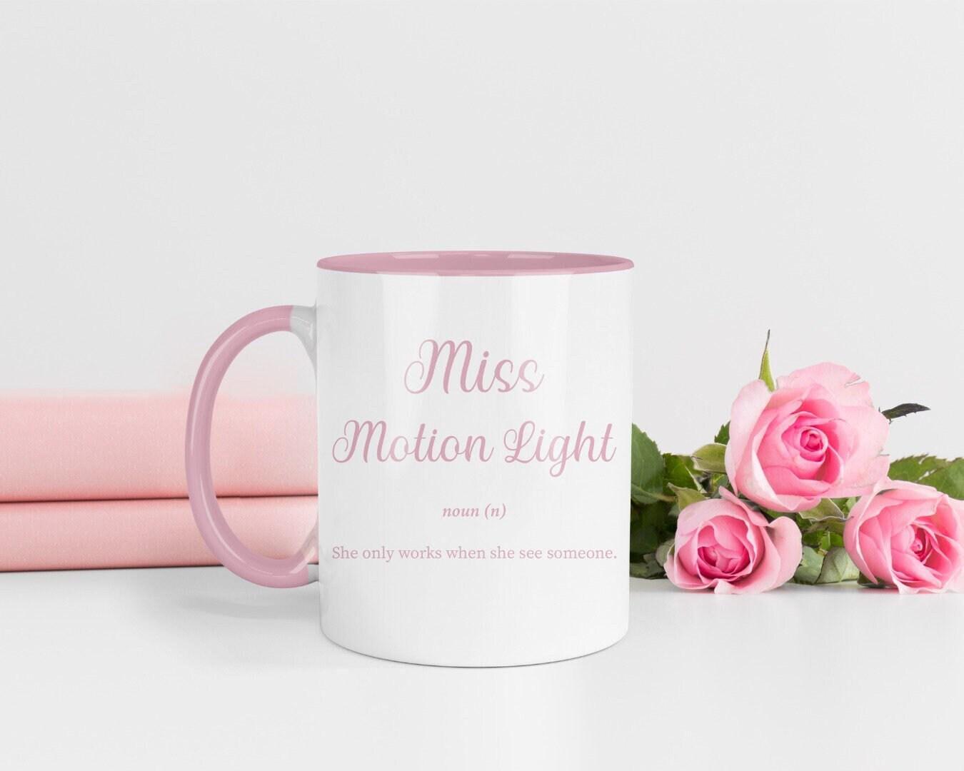 Motion Light Coworker Mug & Coaster Set: Funny Office Gift