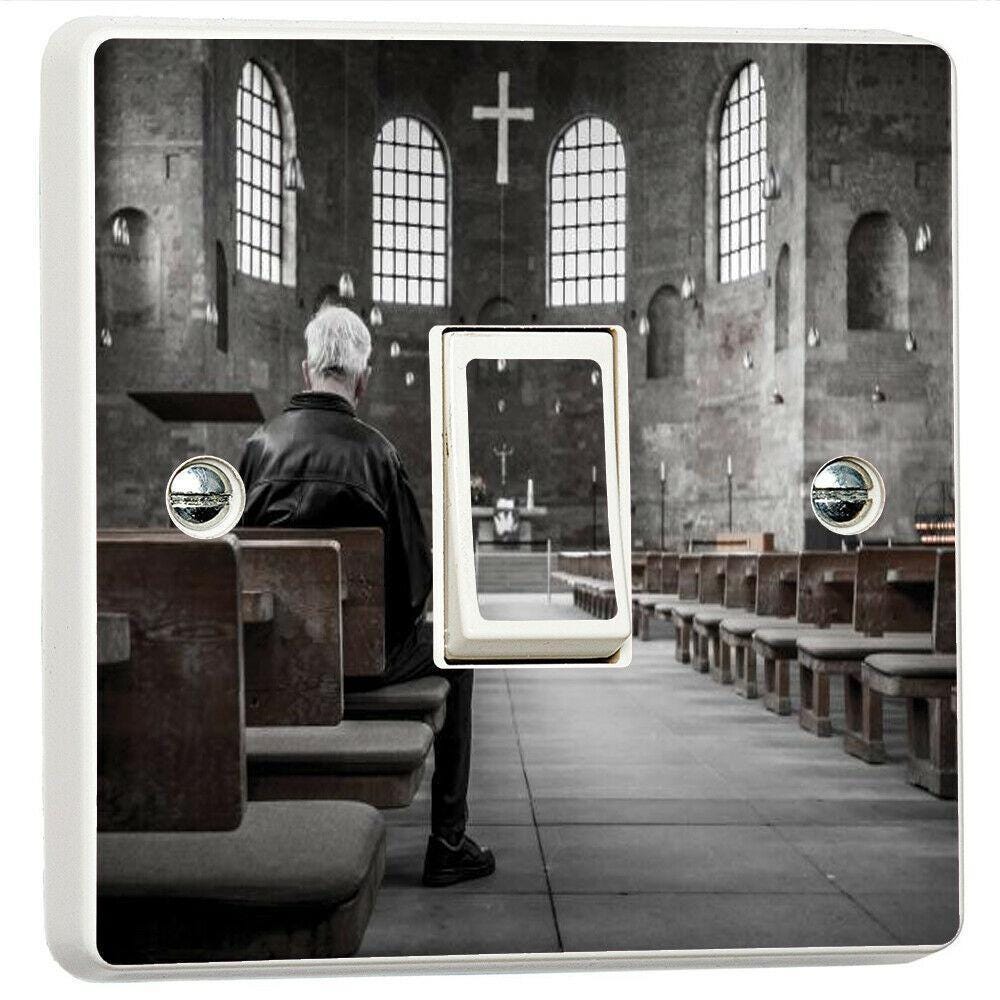 Church Faith 3d Light Switch Sticker Cover Vinyl Skin Wall Decal Bedroom Decor