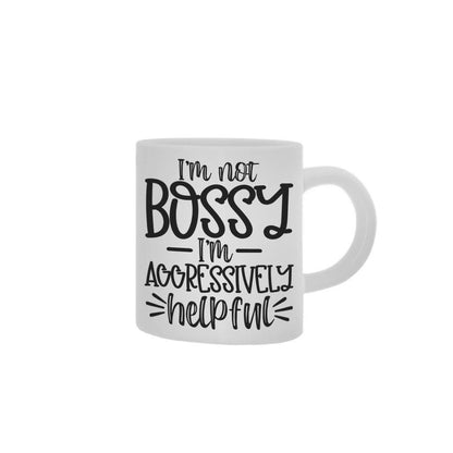 Funny 'I'm Not Bossy' Mug and Coaster Set: Office Gift