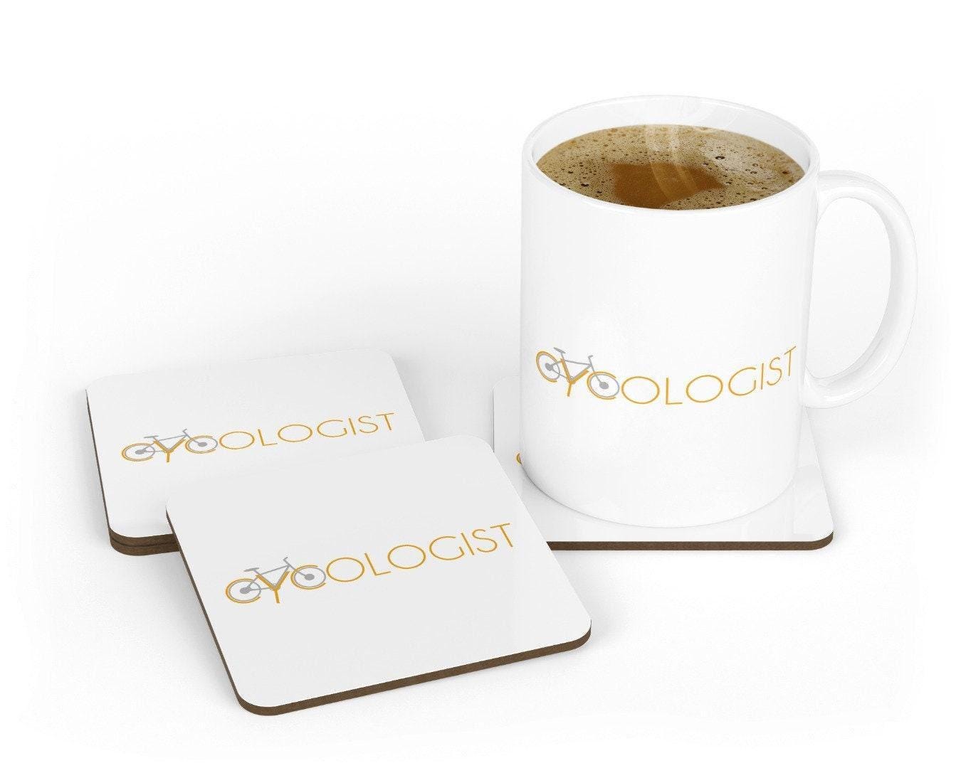 Cycologist Coffee Mug & Coaster Set - Cycling Lover Gift