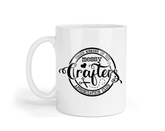 Messy Crafters Mug & Coaster Set - Funny Novelty Gift
