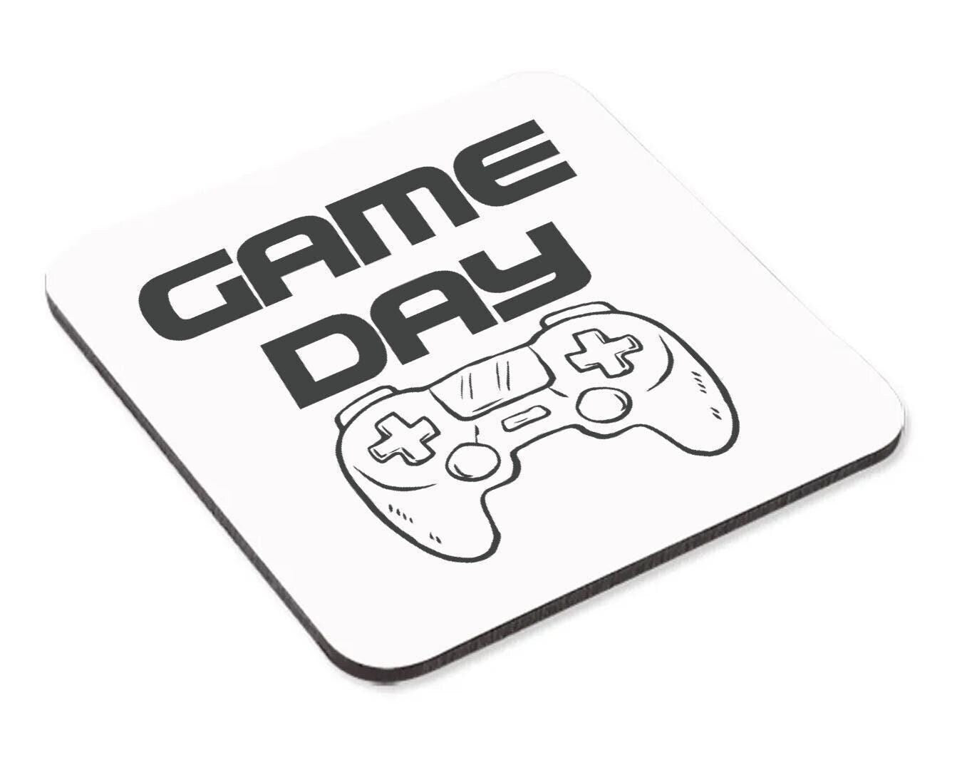 Game Day Mug & Coaster Set Novelty Gamer Gaming Christmas Funny Birthday Gift