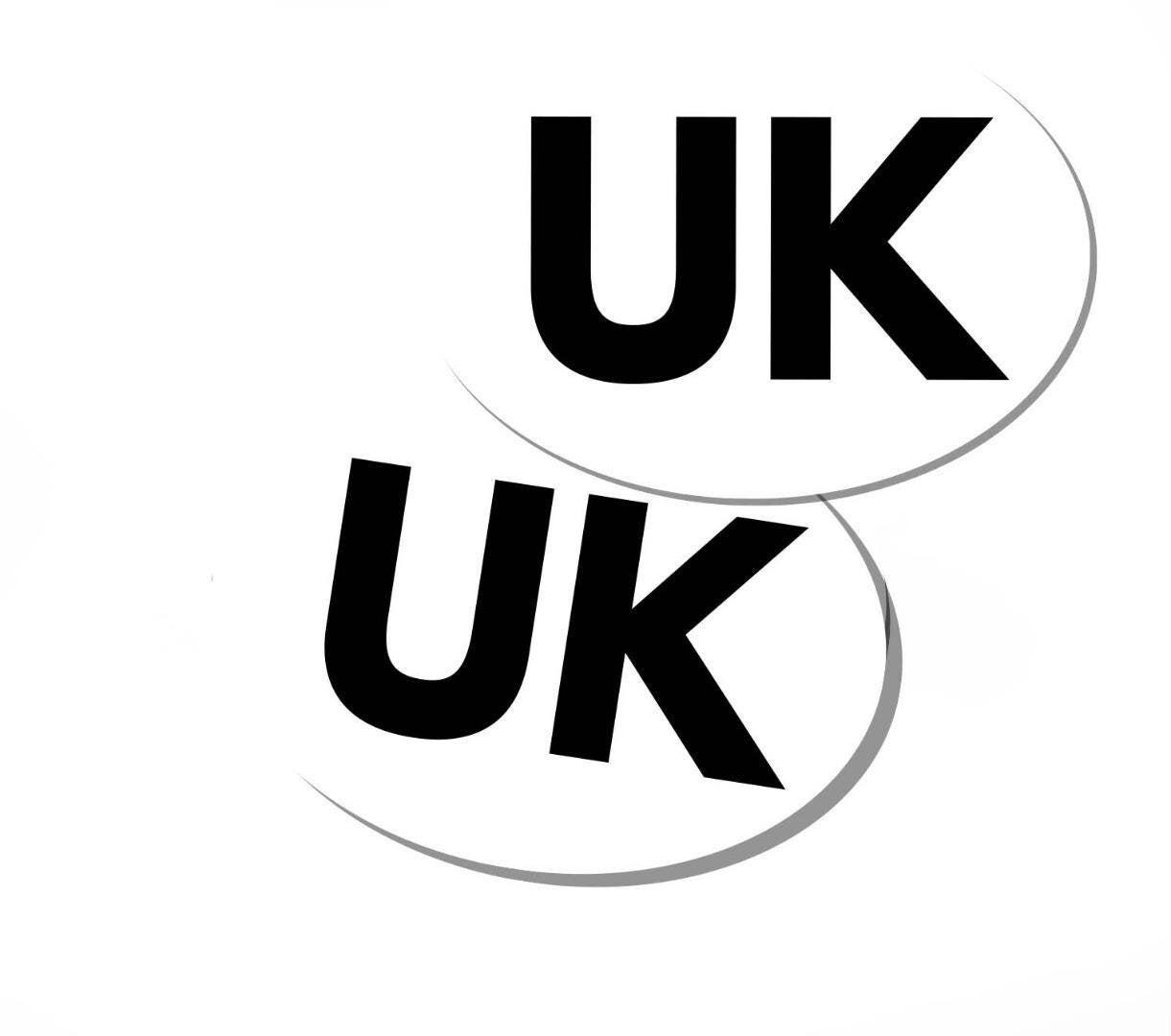 UK Flag & Oval Car Stickers: Vinyl Decal Set