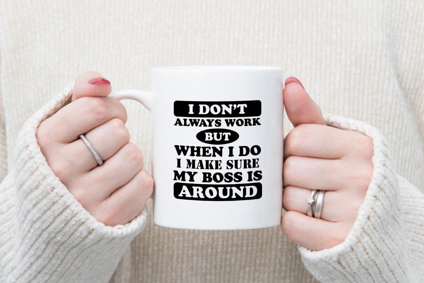 Funny Coffee Mug & Coaster Set - Office Workspace Gift