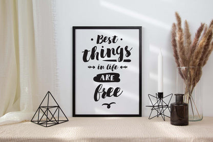 Best Thing In Life Motivational Inspirational Positive Thought Poster Print Wall