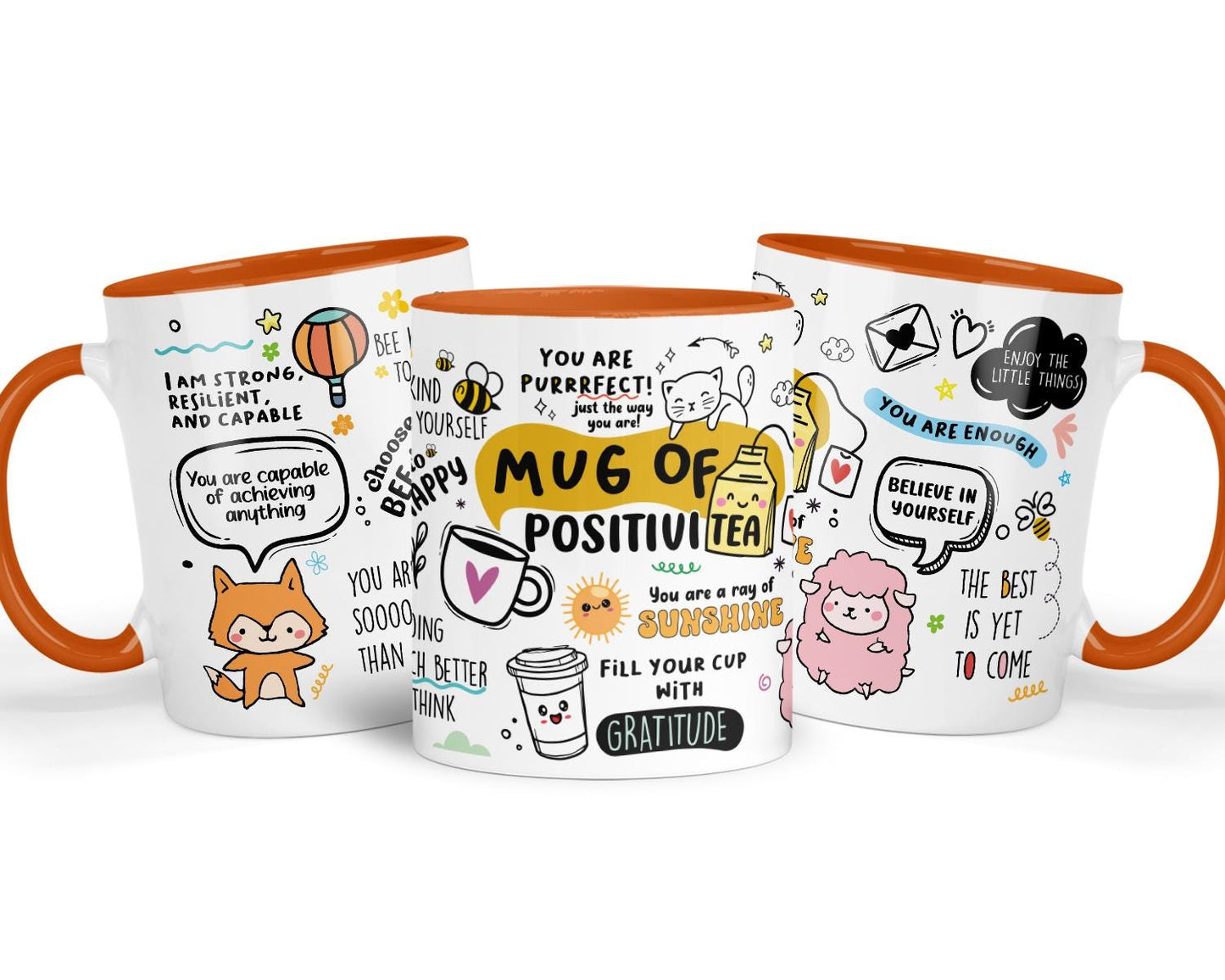 Positivi-tea Mug: Purrrfect Cat Lover Gift