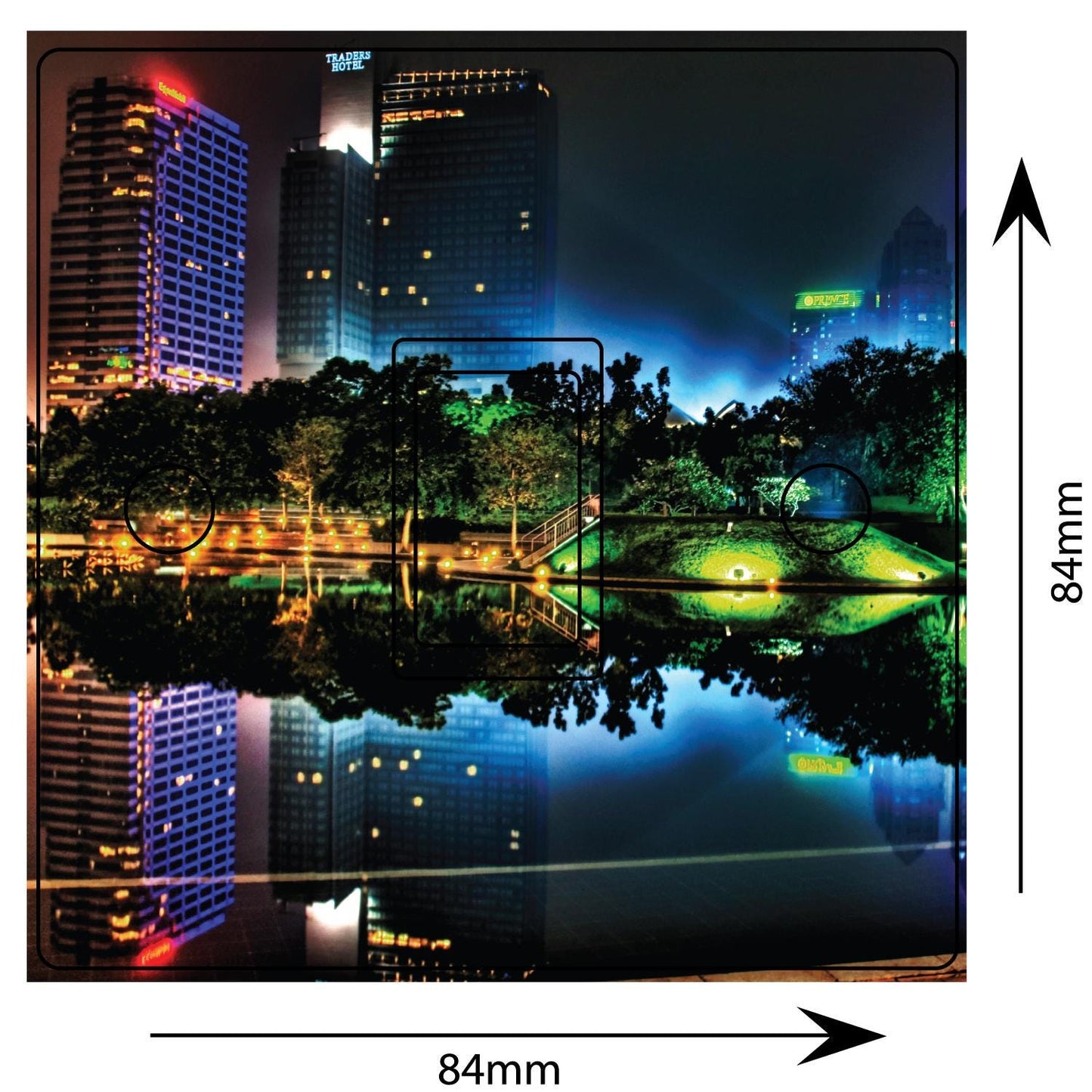 The Haze Of Kuala 3d Light Switch Sticker Cover Vinyl Skin Wall Decal Decor