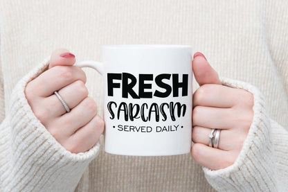 Sarcasm Mug & Coaster Set: Funny Office Gift