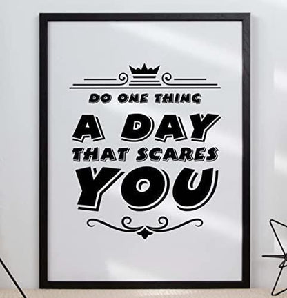 Do One Thing A Day Motivational Inspirational Love Positive Quote Poster Wall