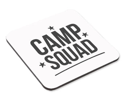 Camp Squad Mug & Coaster Set Adventure Camping Lover Birthday Friend Xmas Gift