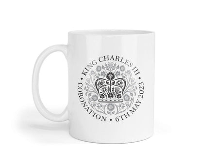 Kings Charles III Coronation Mug & Coaster Royal Crown Souvenir Memorabilia Gift