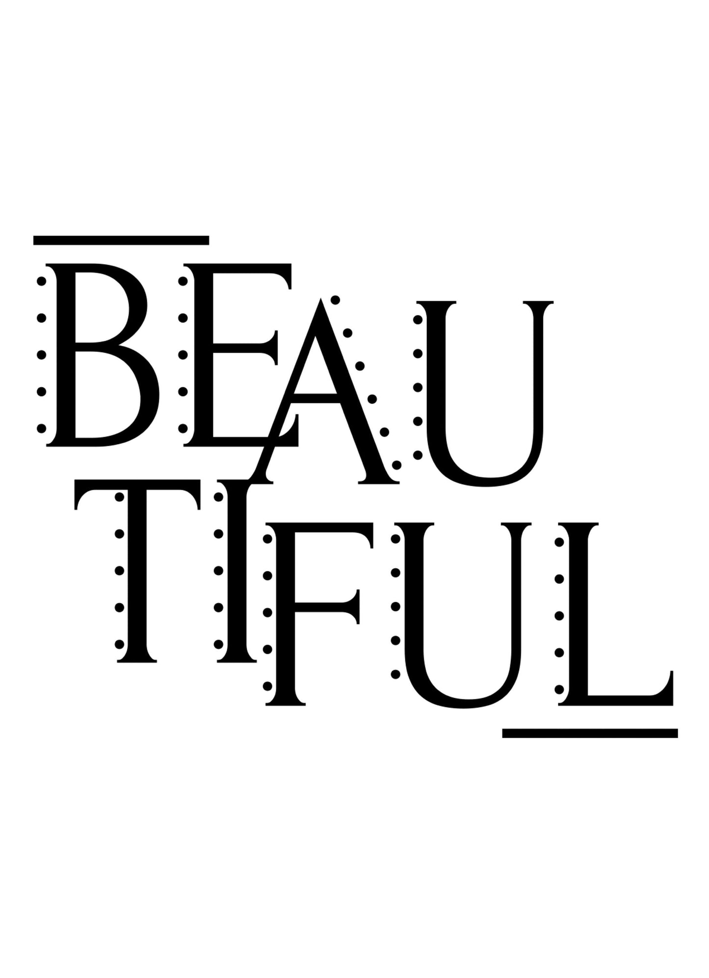 Inspirational Word Art Poster: Motivational Quote Print