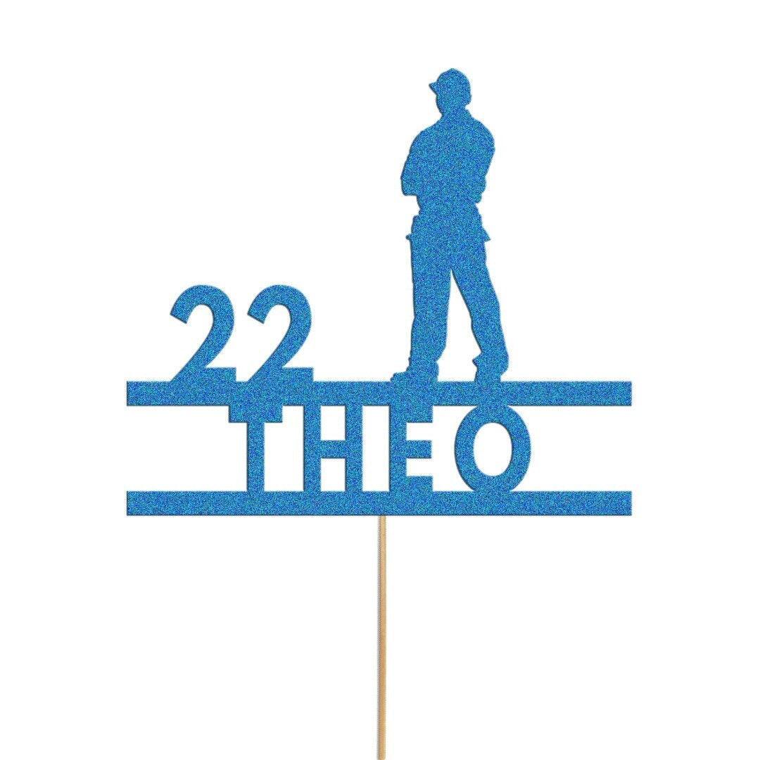 Personalised Plumber Construction Builder Cake Topper Electrician Cake Decoration Any Name and Age