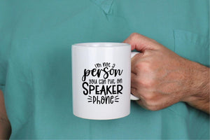 I Am Not A Person Mug And Coaster Gift Set Sarcastic Funny Coffee Tea Cup Gifts