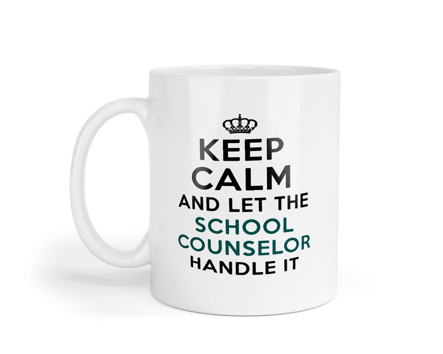 Funny School Counselor Mug: Keep Calm Gift for Graduates
