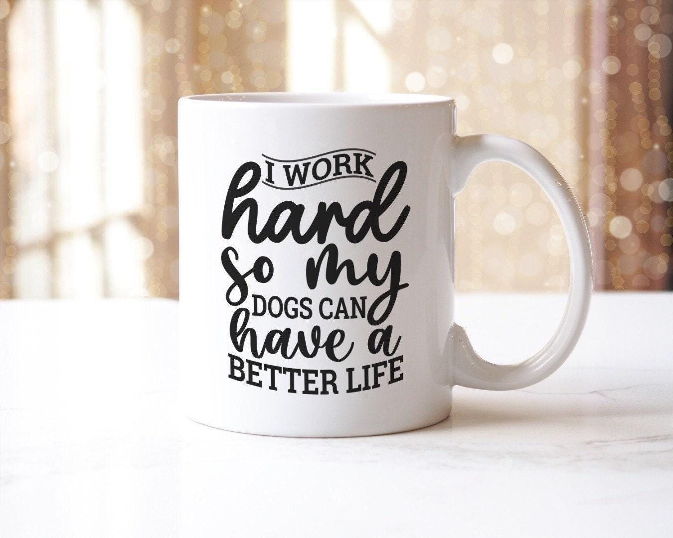 Dog Lover Mug & Coaster Set: Funny Office Gift