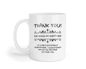 Godfather Mug, Funny Godfather Gift, UK Made