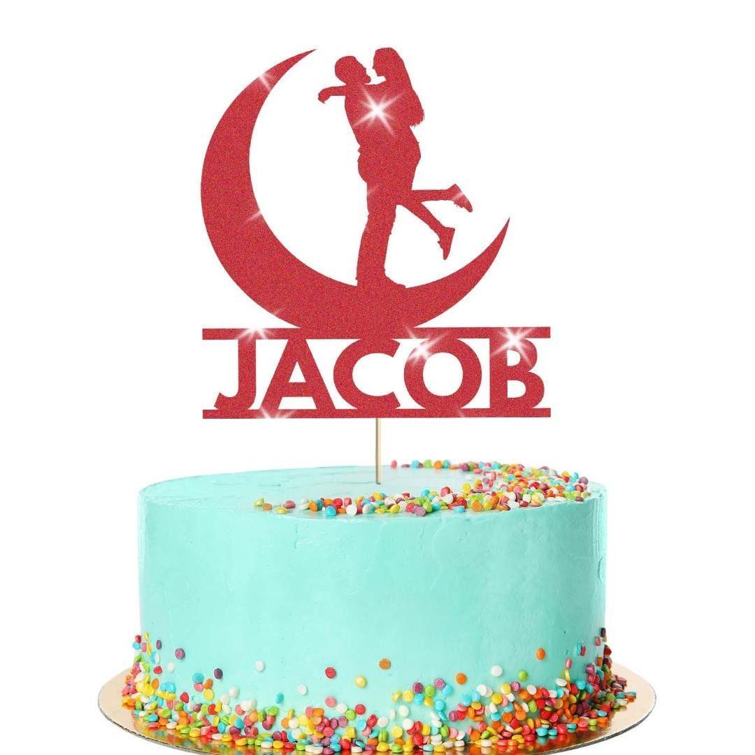 Personalised Wedding Cake Topper Couple Anniversary Party Decoration Keepsake