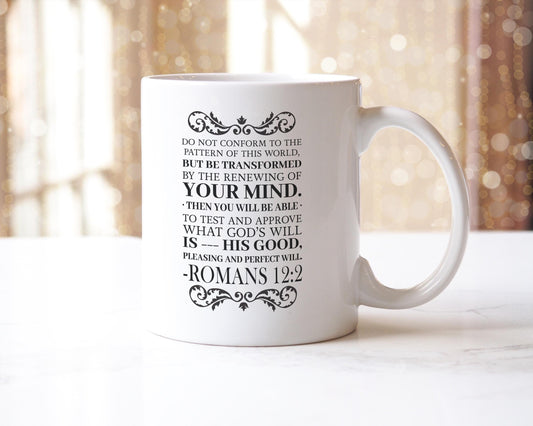 Inspirational Bible Verse Mug: Religious Gift for Friends & Family