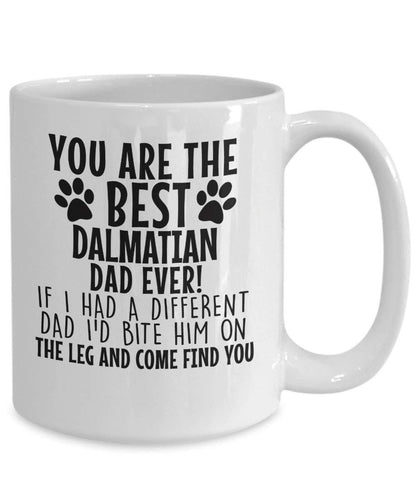 Dalmatian Dad Mug: Funny Coffee Cup, Dog Lover Gift