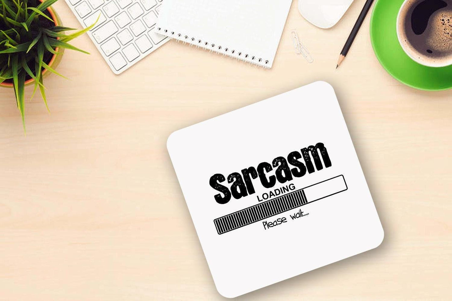 Funny Sarcasm Loading Please Wait.. - Laugh Novelty Mug & Coaster Coffee Tea Cup Office Gift