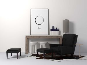 Karma Yoga Gym Bedroom Minimalist Wall Art Home Room Decor Print Poster