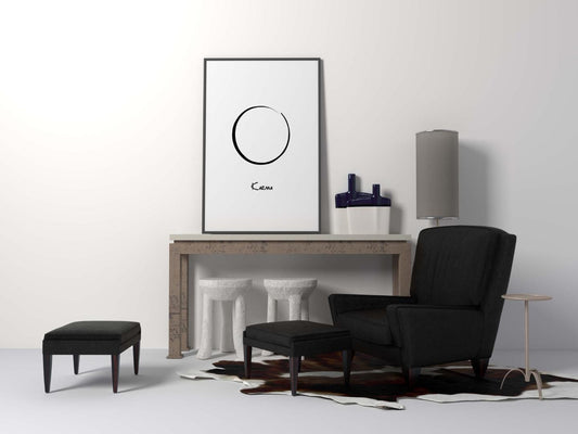 Karma Yoga Gym Bedroom Minimalist Wall Art Home Room Decor Print Poster