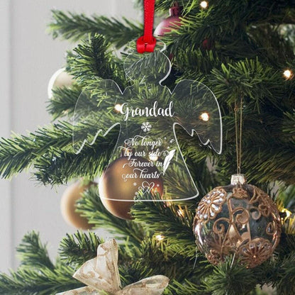 Personalised Name Memorial Christmas Bauble Xmas Ornament Remembrance Poem Gift