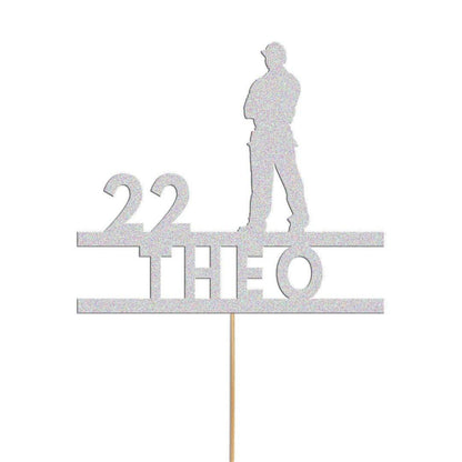 Personalised Plumber Construction Builder Cake Topper Electrician Cake Decoration Any Name and Age