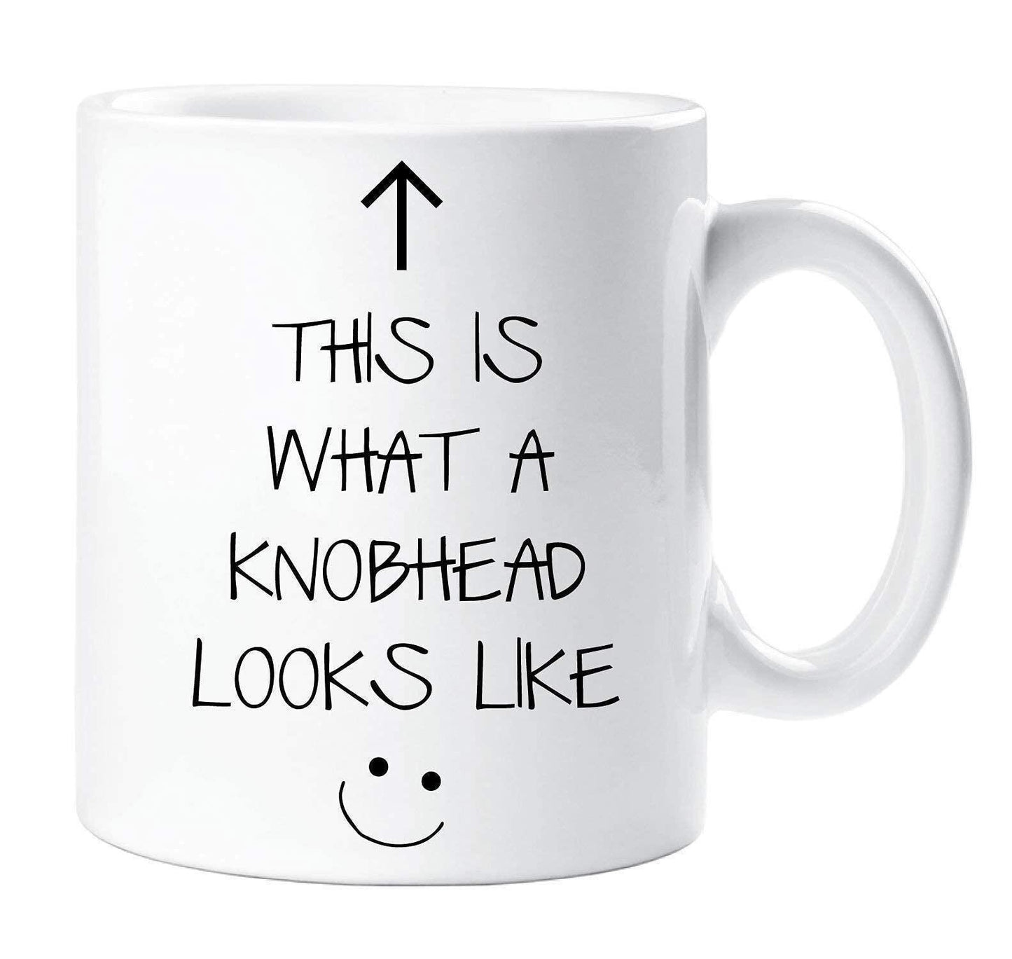Funny Knobhead Mug: Novelty Coffee Tea Cup Gift