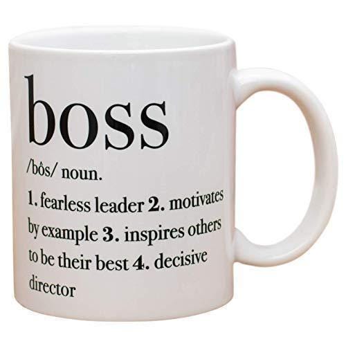 Boss Definition Coffee Mug: Team Leader Gift - UK Made