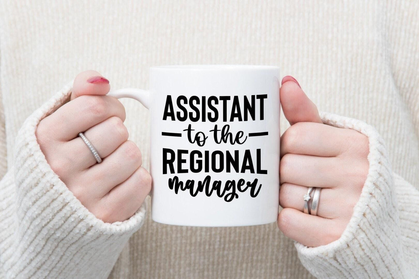Funny Assistant To The Regional Manager Office Workspace Novelty Mug & Coaster Coffee Tea Cup Gift