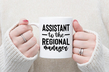 Funny Assistant To The Regional Manager Office Workspace Novelty Mug & Coaster Coffee Tea Cup Gift