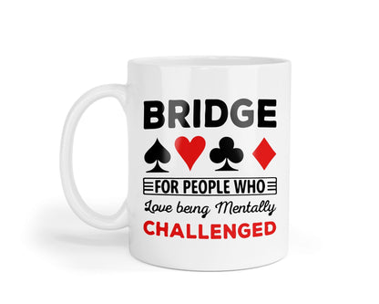 Bridge Game Coffee Mug: Mentally Challenging Gift for Games Lovers