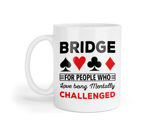 Bridge Game Coffee Mug: Mentally Challenging Gift for Games Lovers