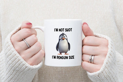 Penguin Size Funny Mug & Coaster Set