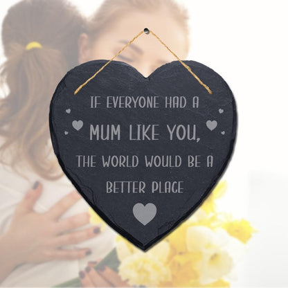 If Everyone Had Mum Like You Slate Hanging Plaque Sign Ideal Mothers Day Gift
