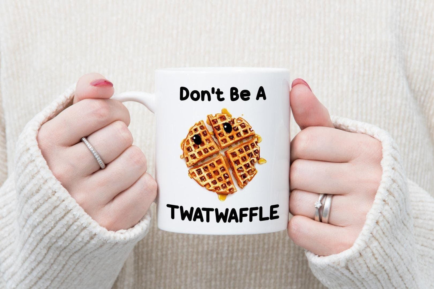 Twatwaffle Mug & Coaster Set, Funny Gift