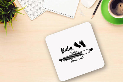 Baby Loading Please Wait - Ceramic Novelty Mug & Coaster Coffee Tea Cup Gift For Her