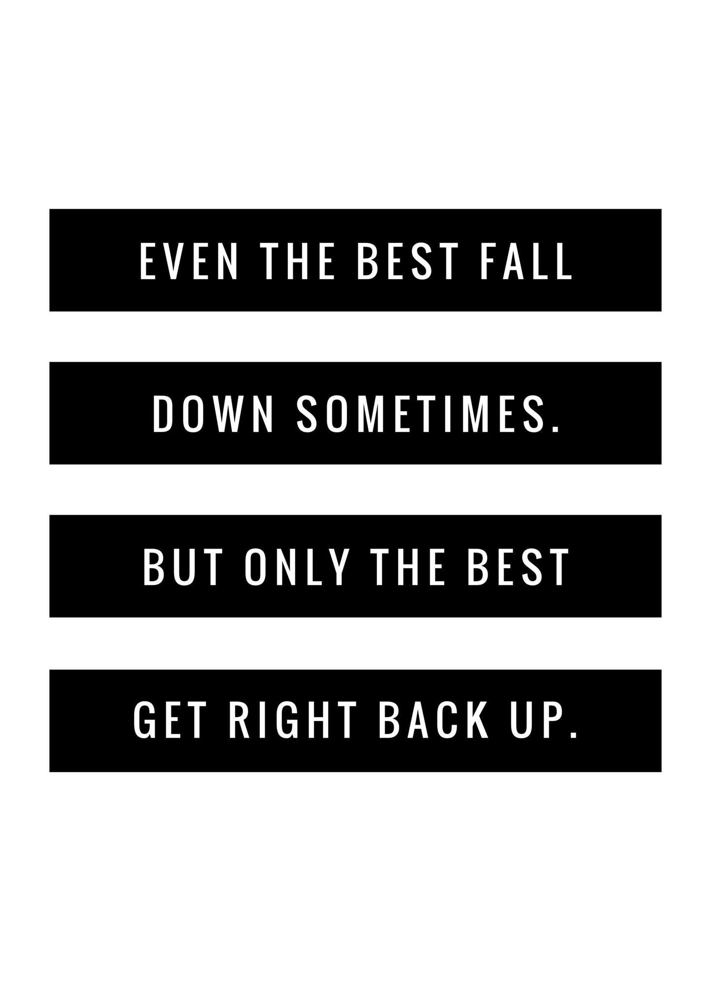 Inspirational Fall Quote Poster: Motivational Wall Art