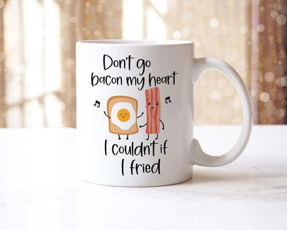 Funny Bacon and Eggs Mug Gift Set - Valentines Day Gift