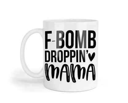 F-bomb Dropping Mum Mug & Coaster Set Funny Mummy Mothers Day Birthday Tea Gift
