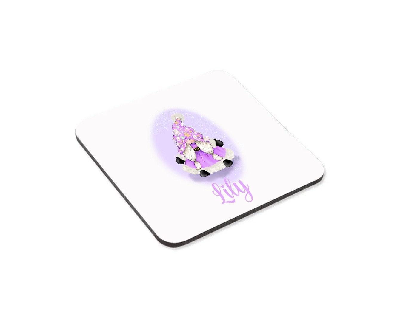 Personalised Gonk Mug & Coaster Set, Custom Name Christmas Gift