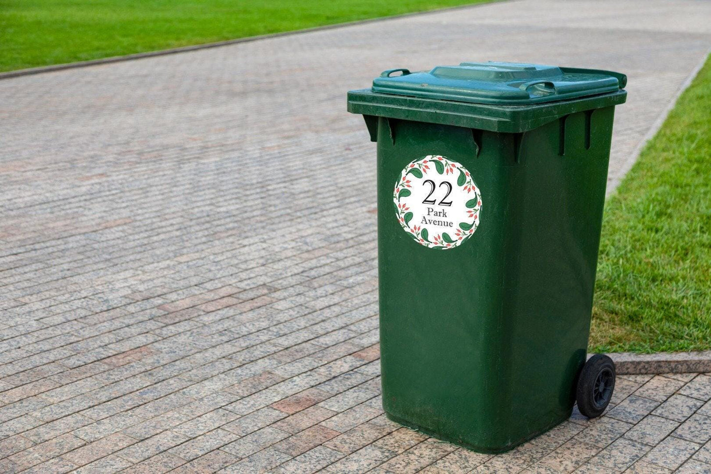 Wheelie Bin House Address Numbers Stickers Wheelie Dustbin Sticker Vinyl Decal