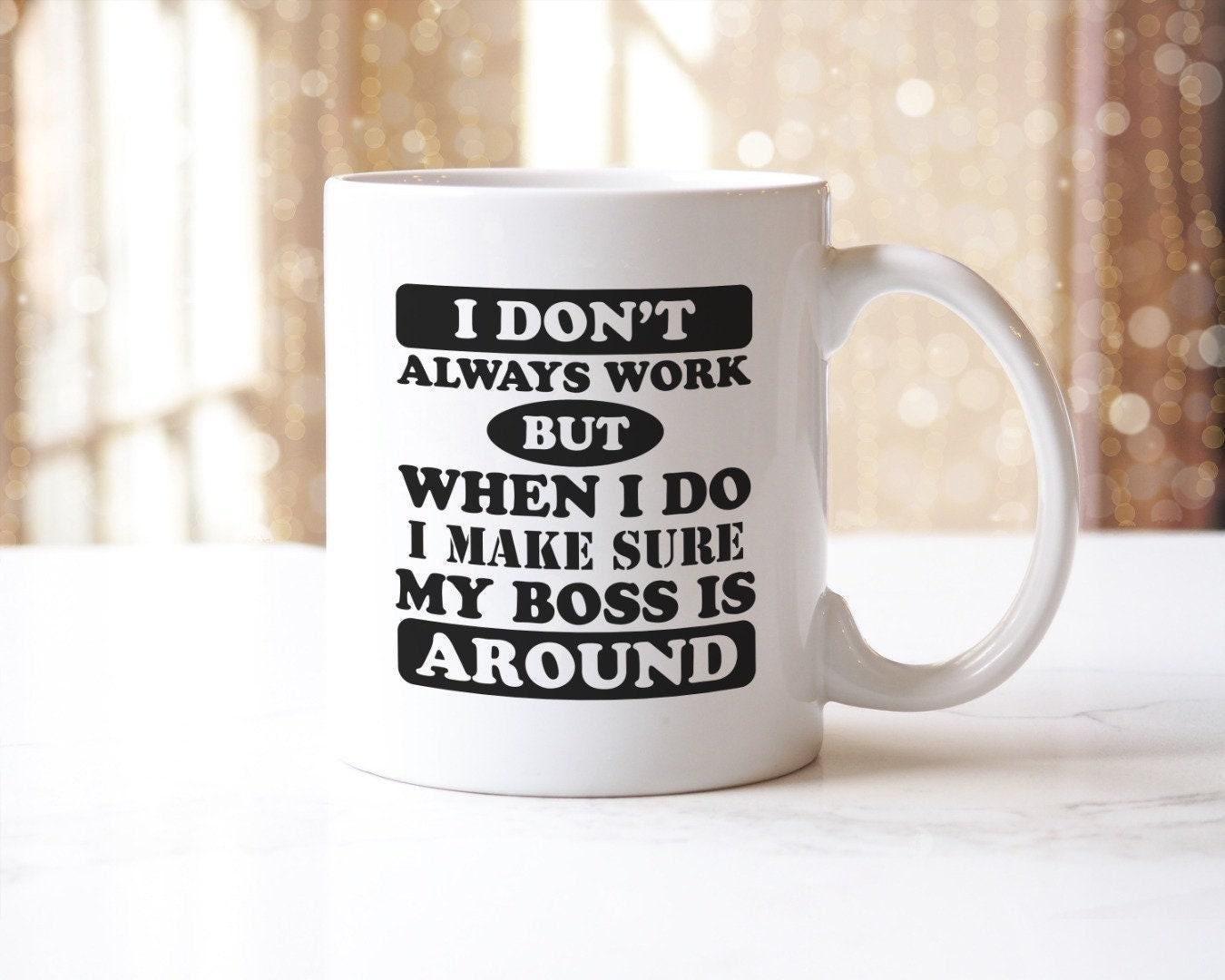 Funny Coffee Mug & Coaster Set - Office Workspace Gift