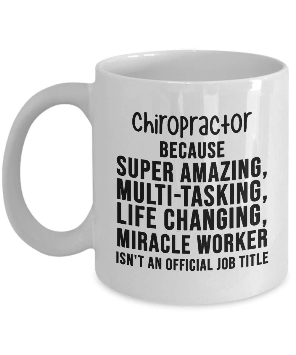 Chiropractor Supper Amazing Mug - Coffee Tea Cup Unique Novelty Gift For Men Women - Birthday, Thank You, Appreciation Present